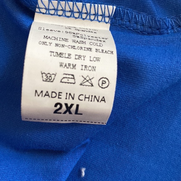 Blue Leopard Top - Picture 5 of 6